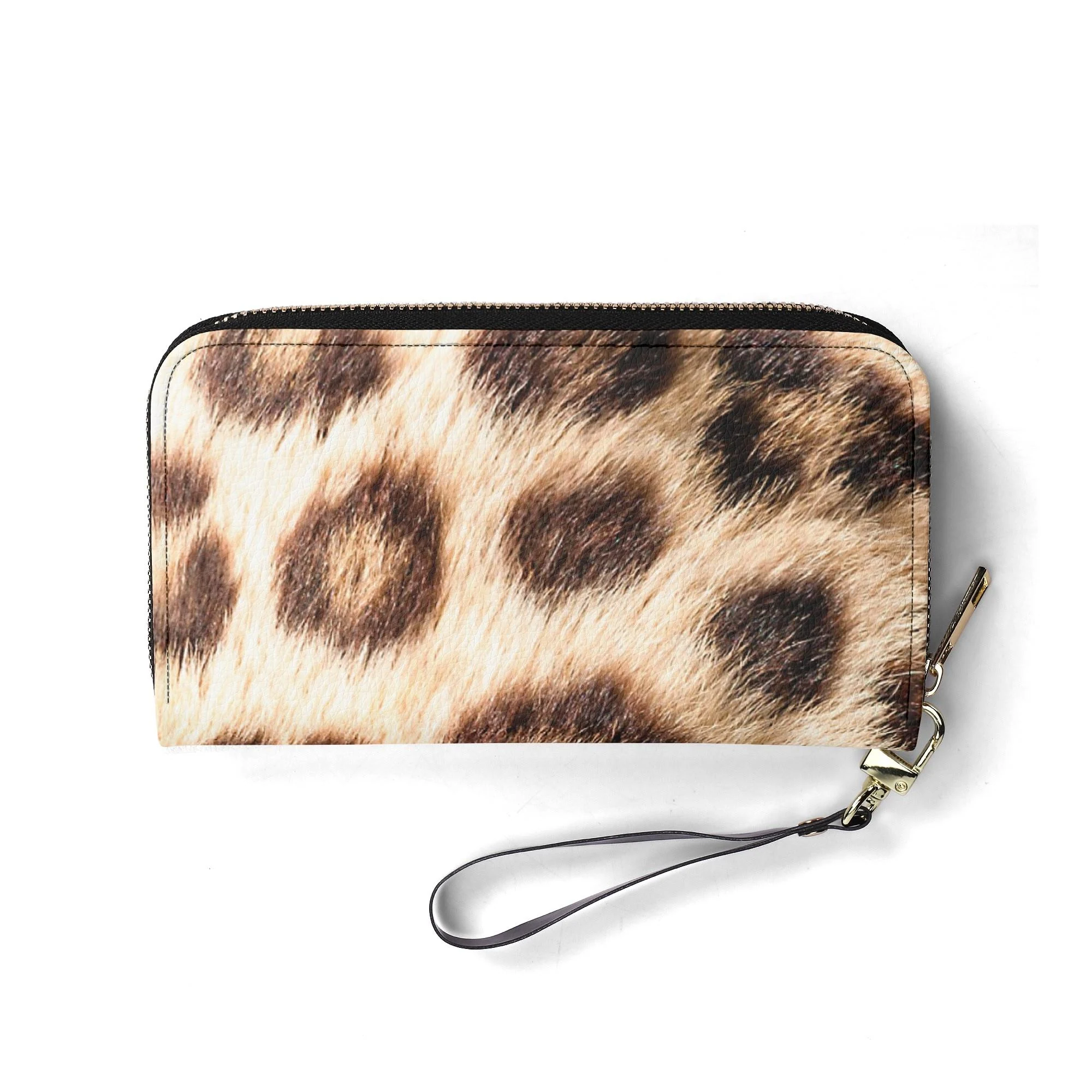Billetera con Estampado Leopardo Chic en Cuero PU