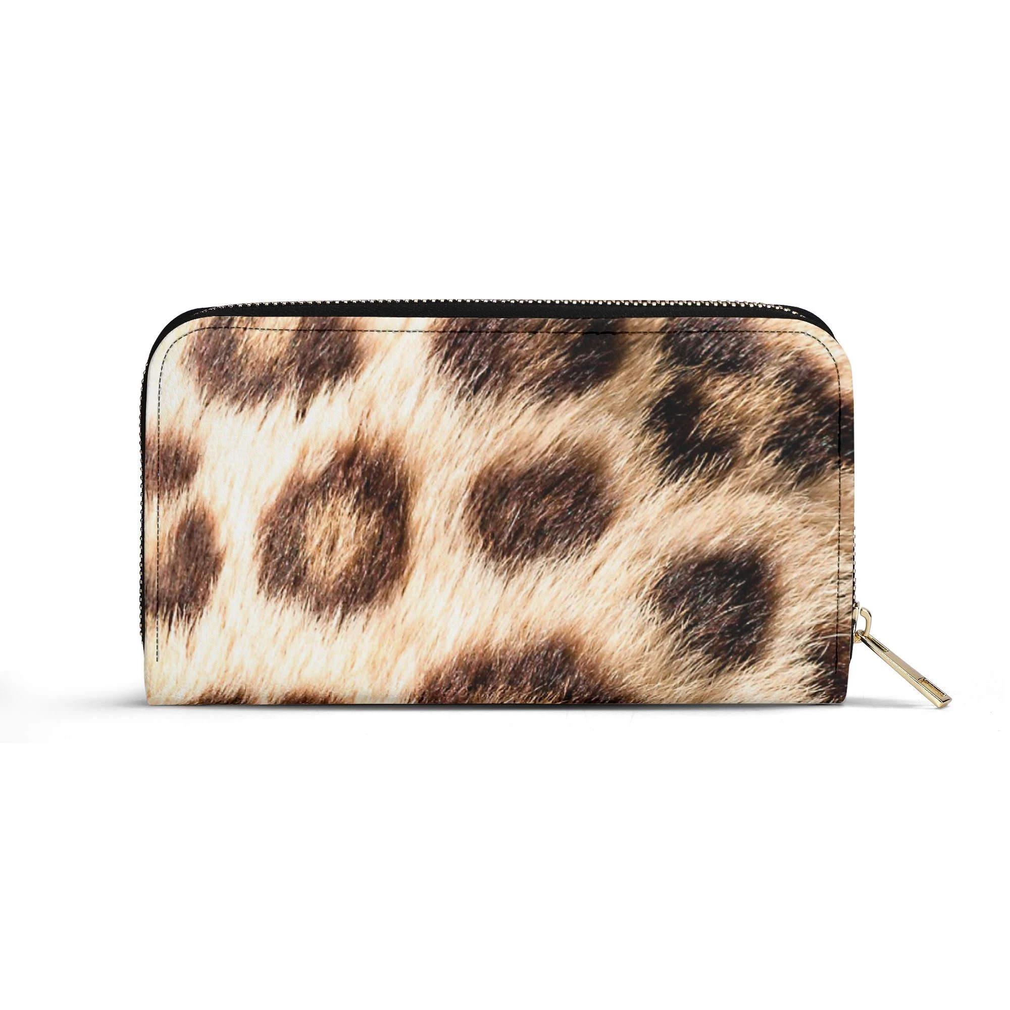 Billetera con Estampado Leopardo Chic en Cuero PU
