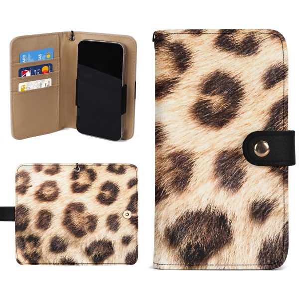 Funda Cartera Leopardo para Móvil