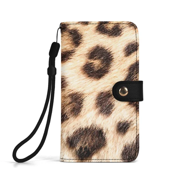Funda Cartera Leopardo para Móvil
