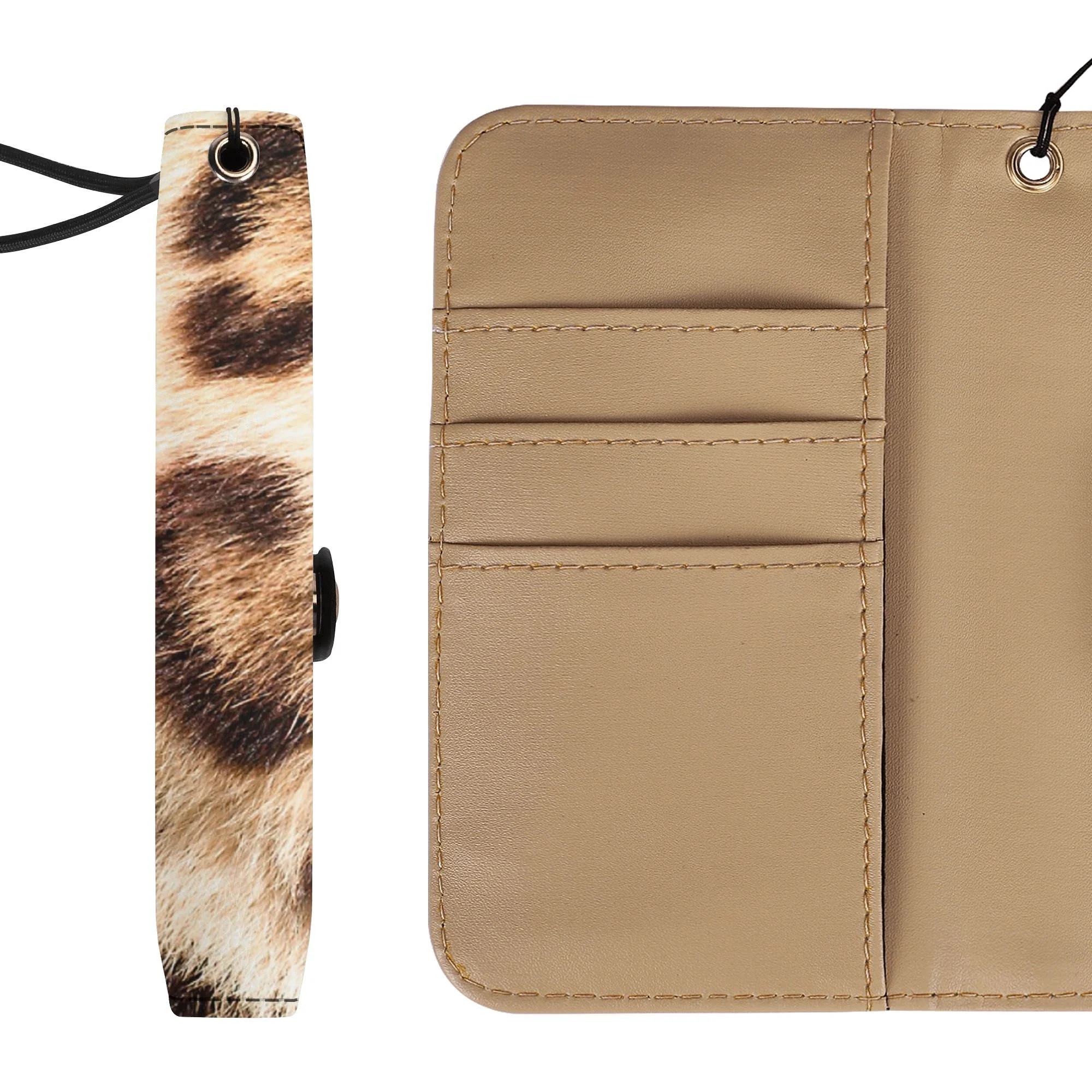 Funda Cartera Leopardo para Móvil