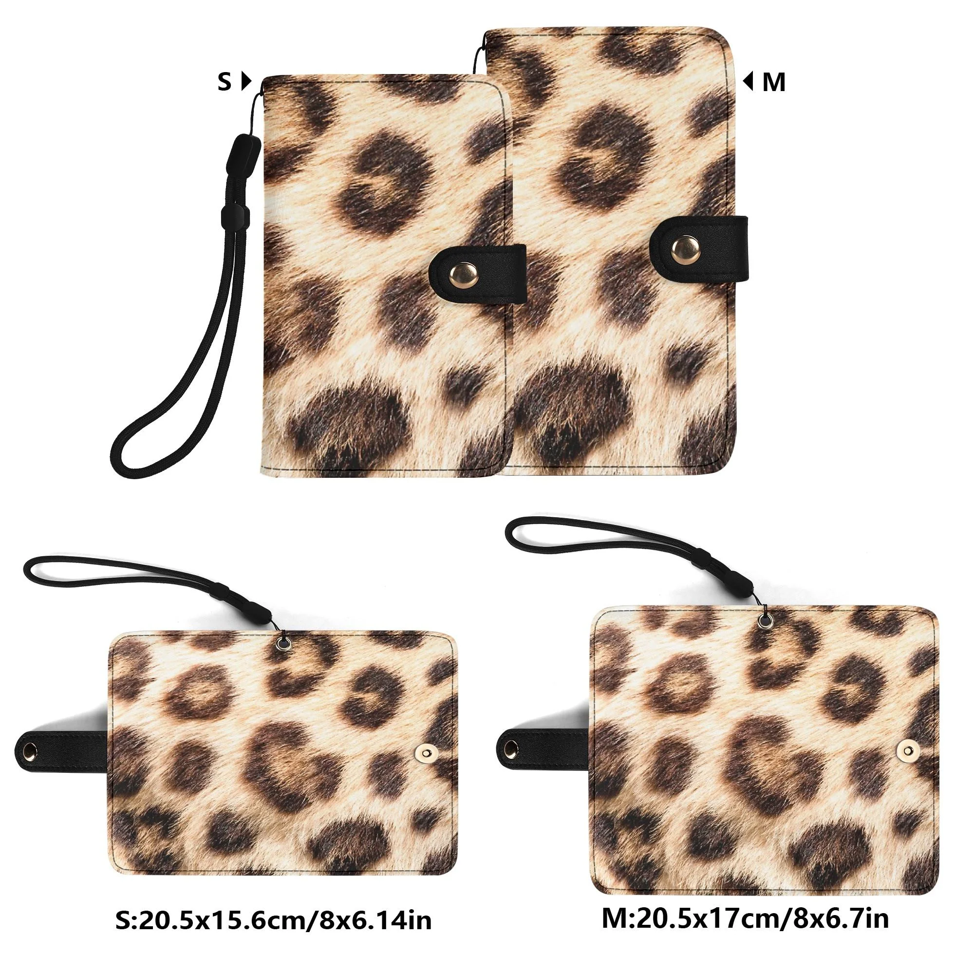 Funda Cartera Leopardo para Móvil
