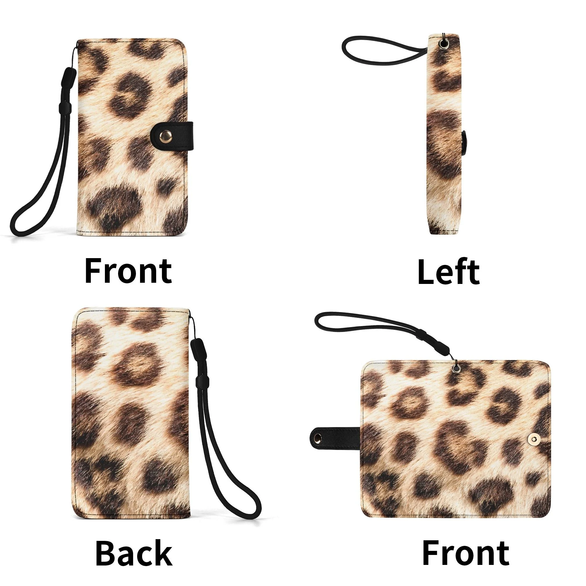 Funda Cartera Leopardo para Móvil