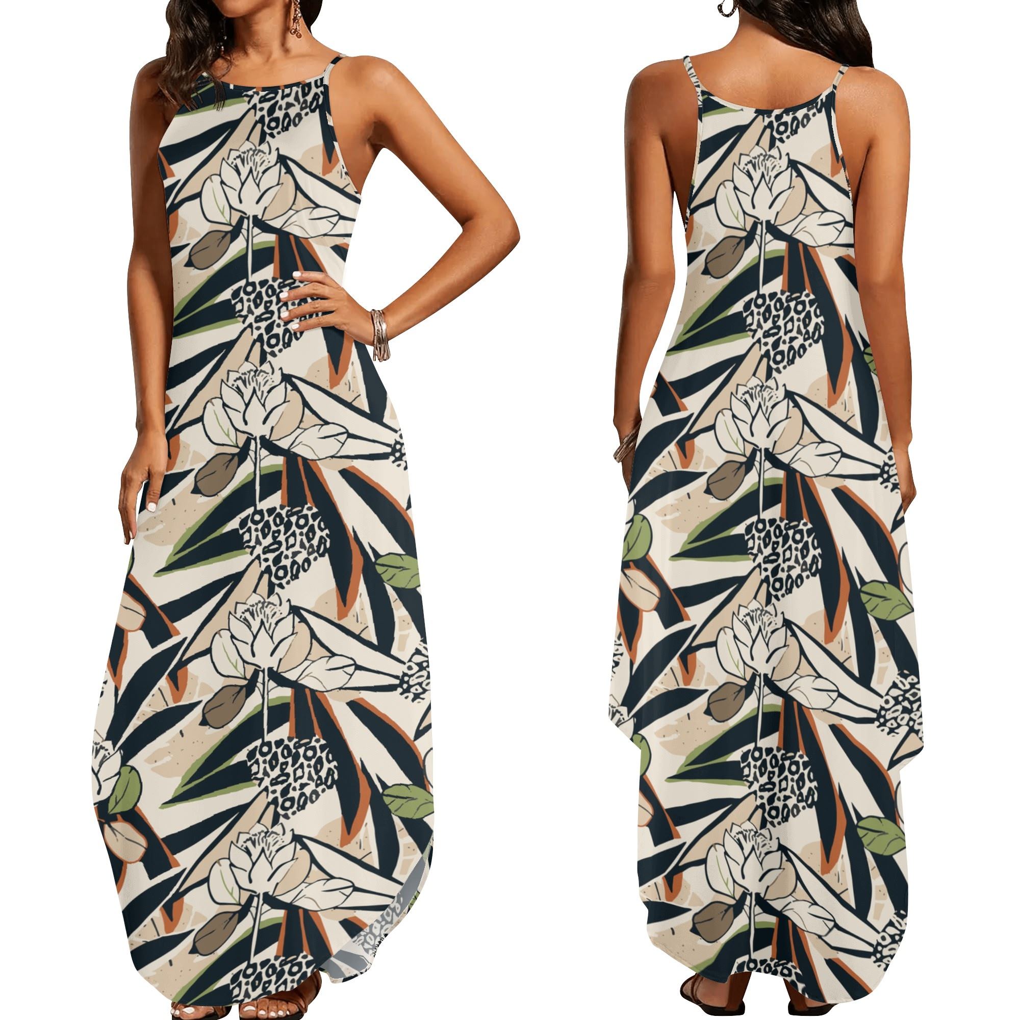 Vestido Maxi Jardín Secreto.