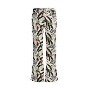 Pantalón fluido estampado botánico