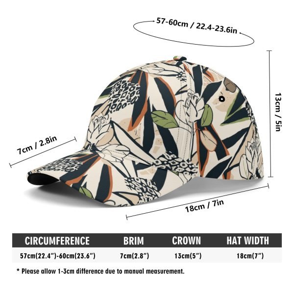 Gorra Floral Beige Urbano