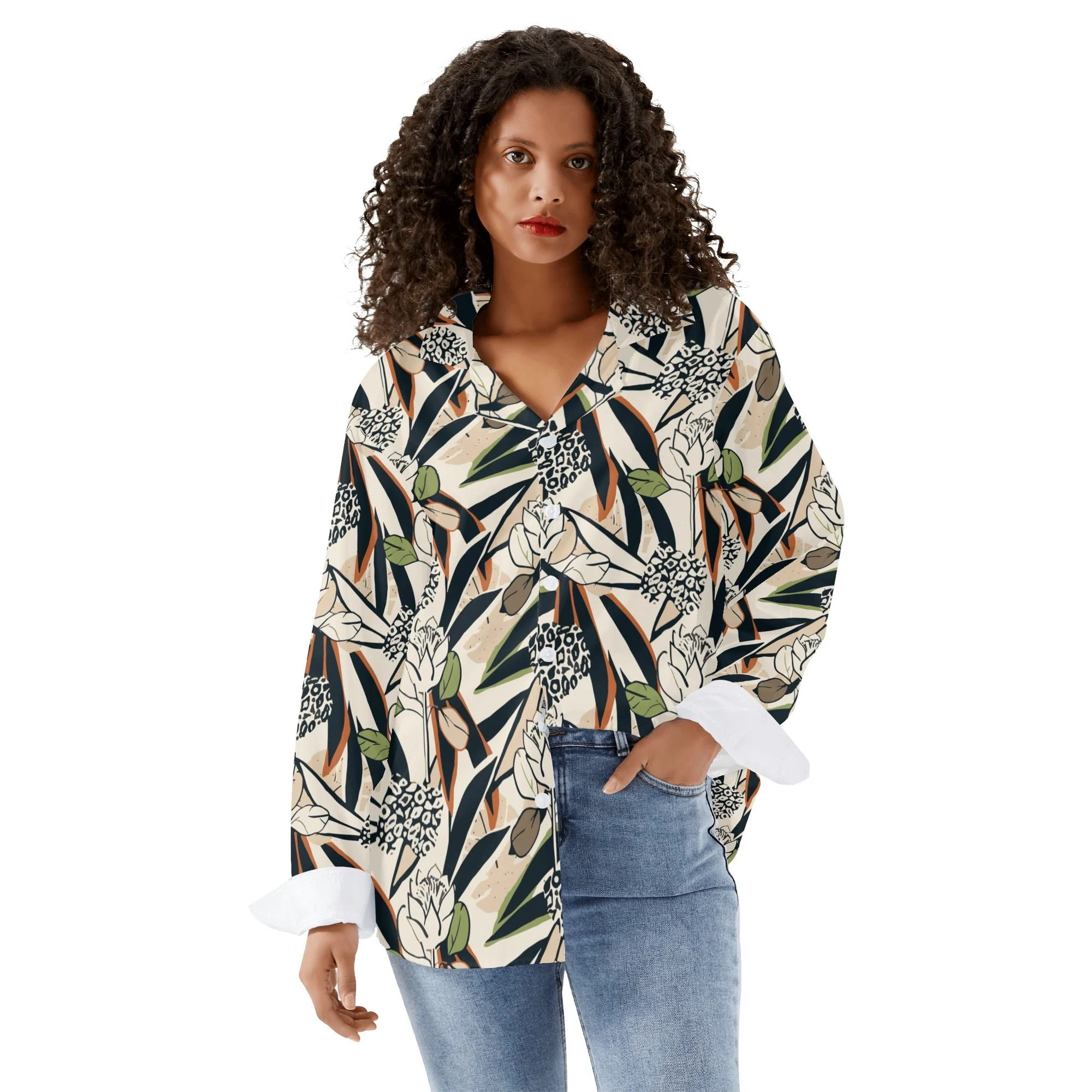 Camisa Estampada Botánica Serene