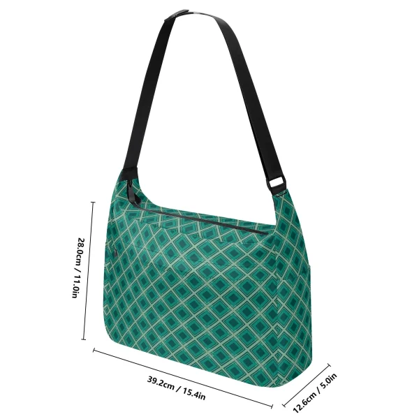 Bolso Hombro Diamante Esmeralda