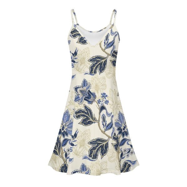 Vestido Floral Azul