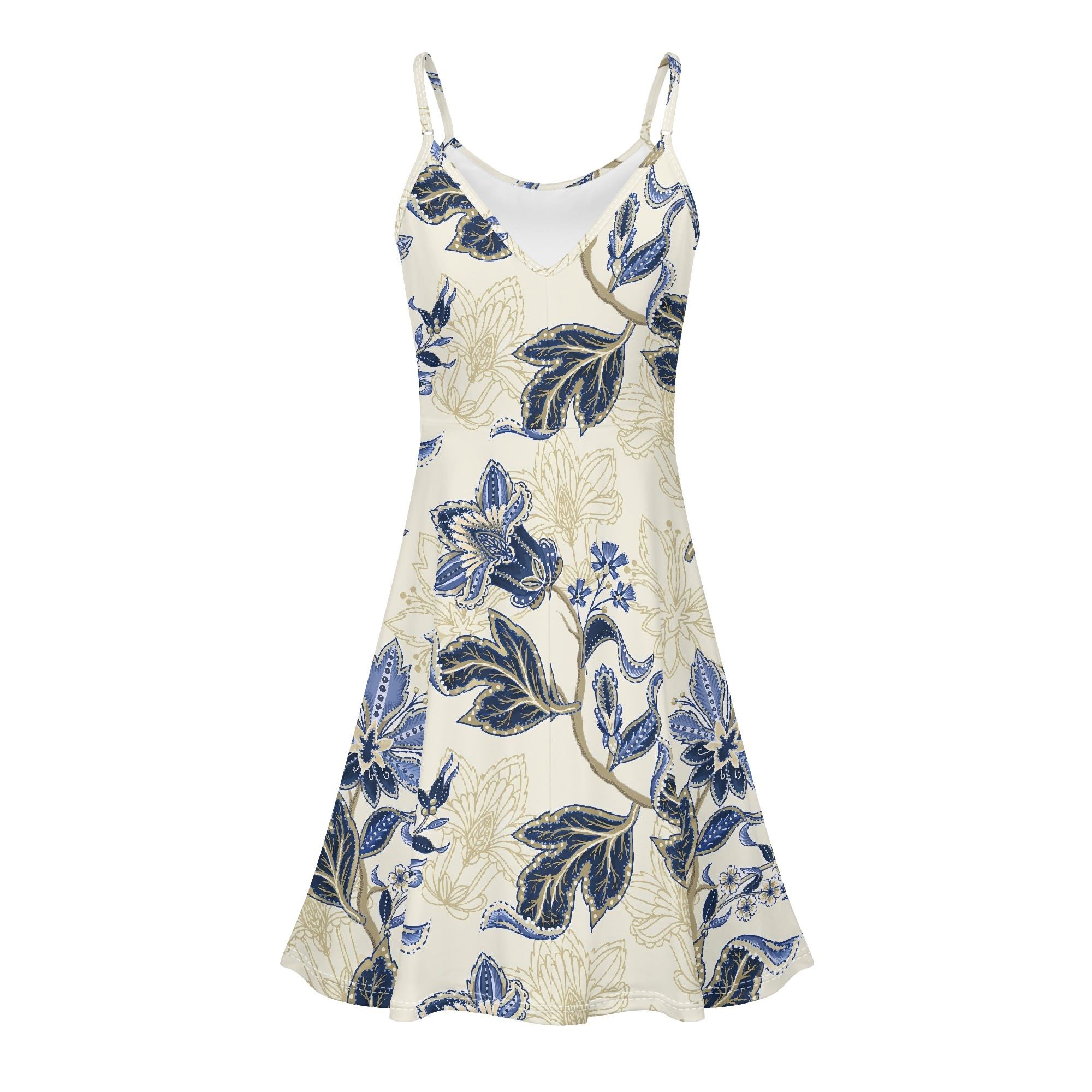 Vestido Floral Azul