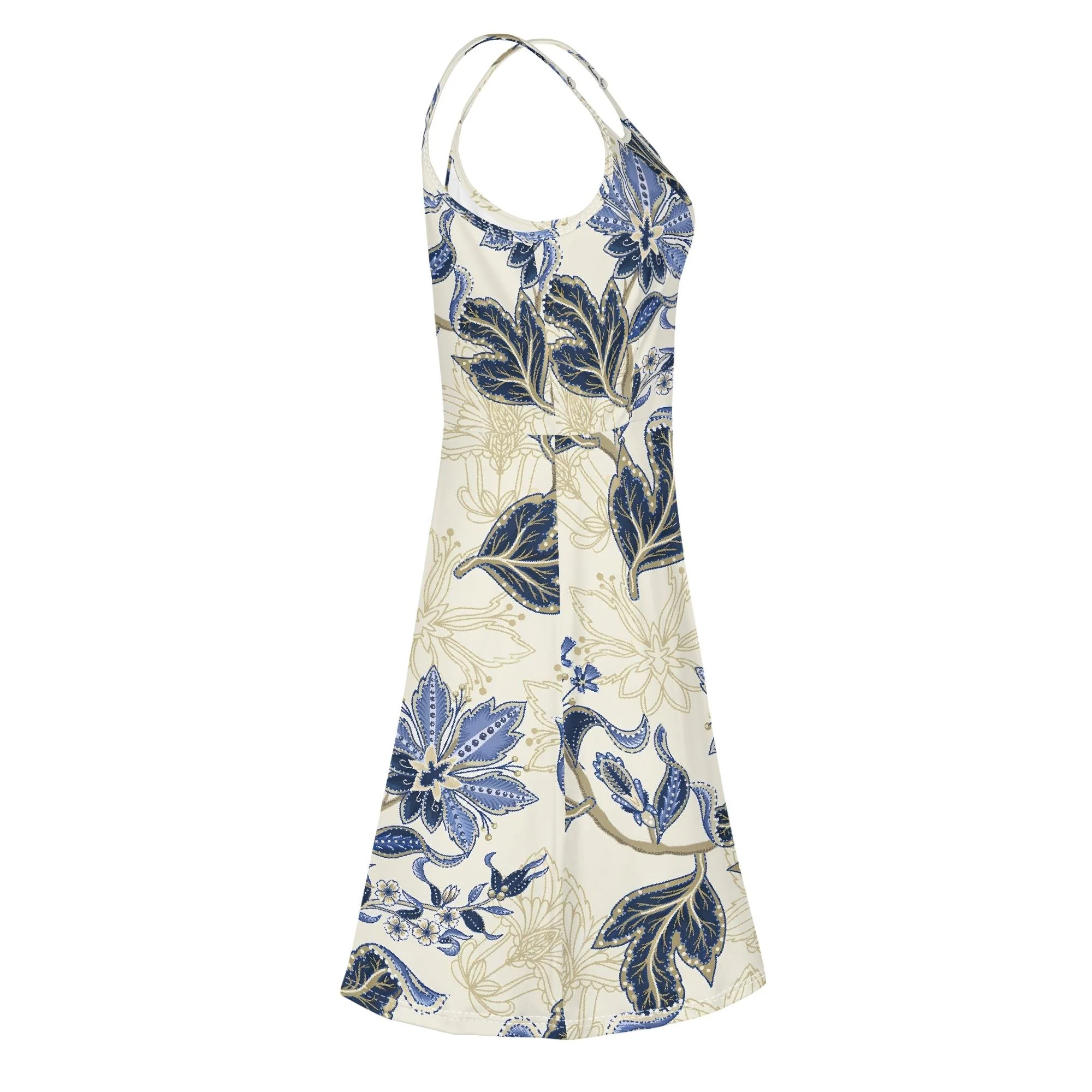 Vestido Floral Azul