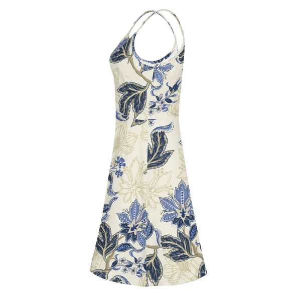 Vestido Floral Azul