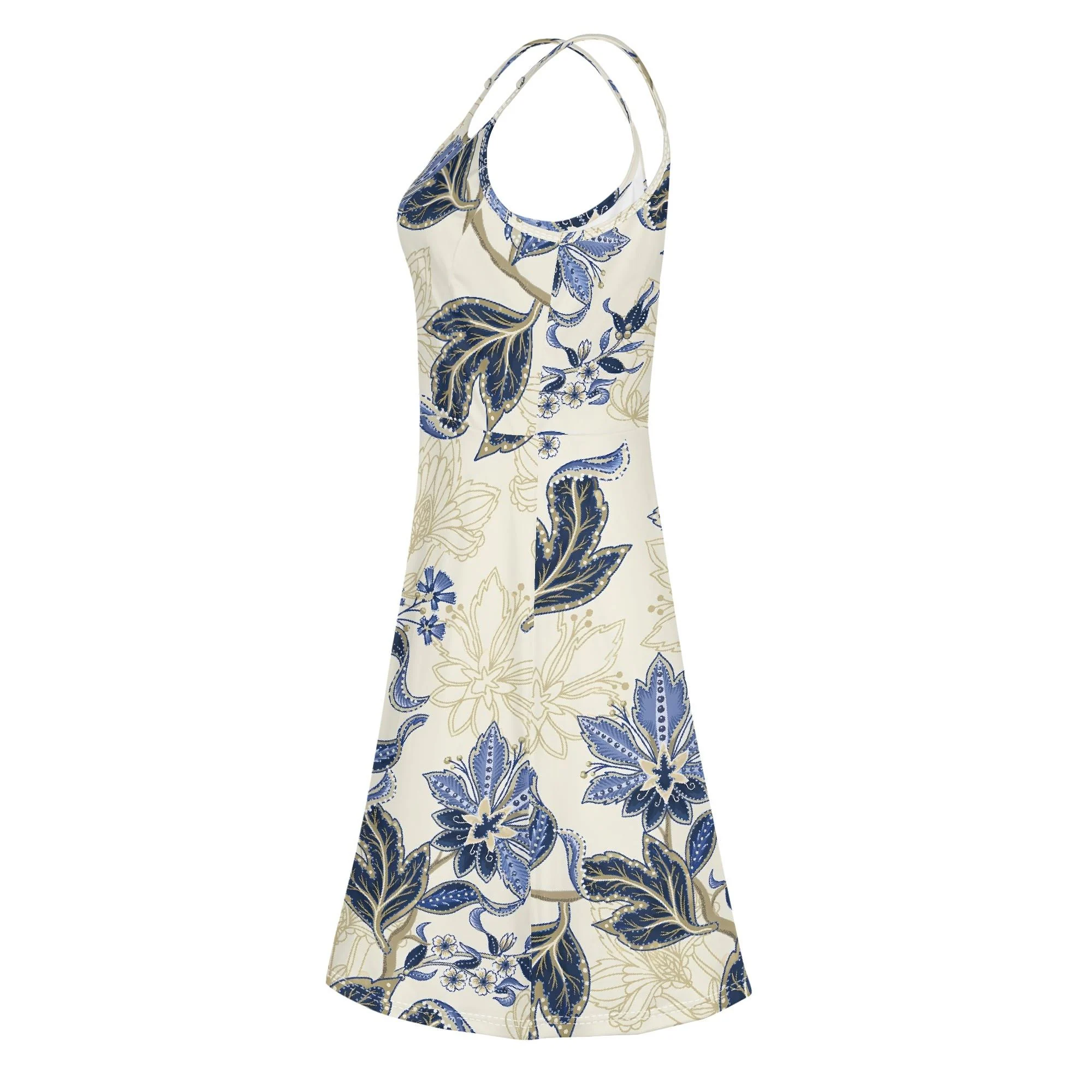 Vestido Floral Azul