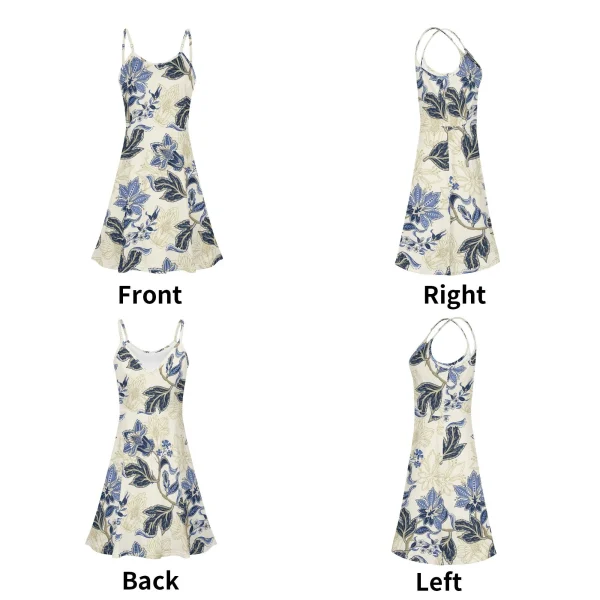 Vestido Floral Azul