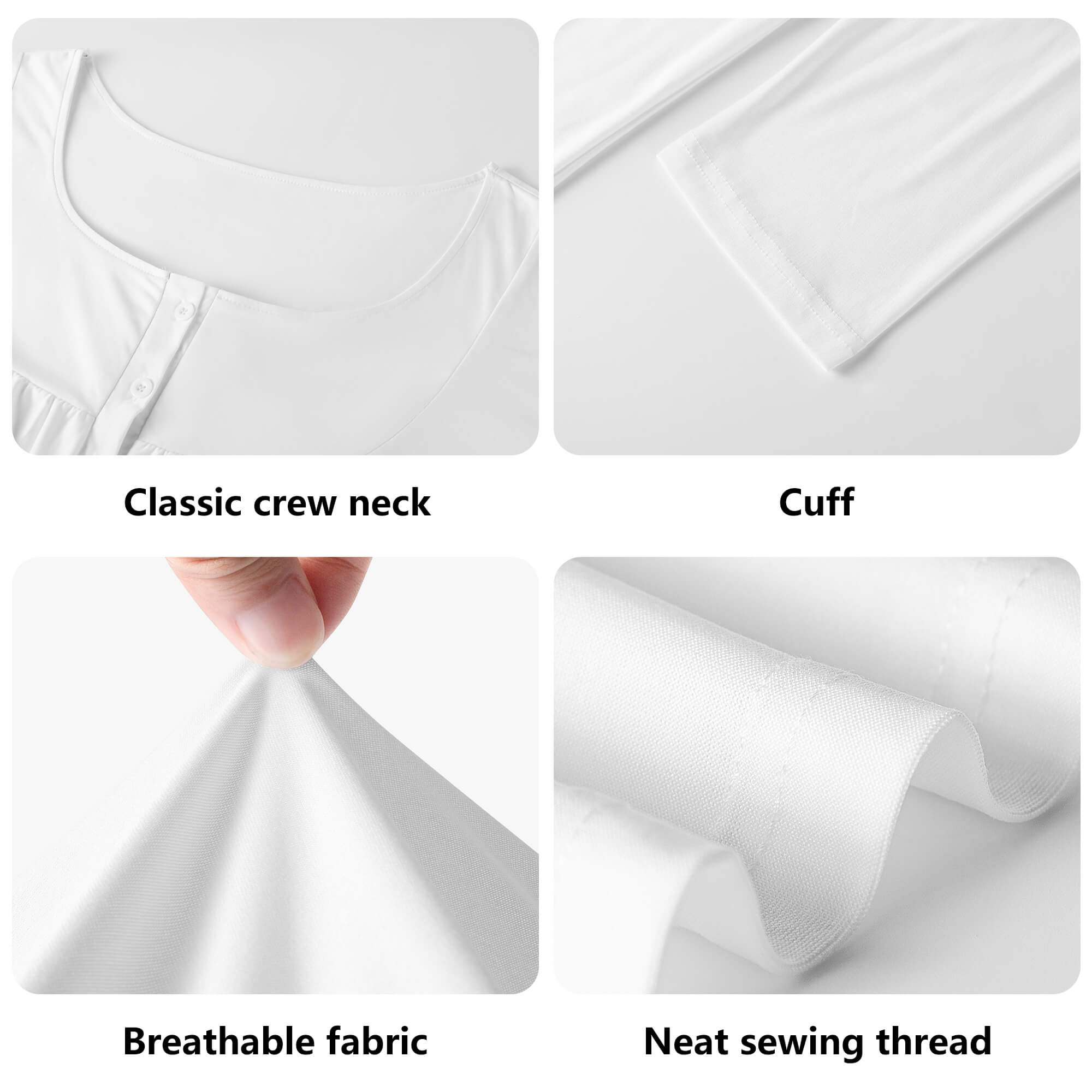 Women's Boho Chic Long Sleeve Flowy Loose Blouse