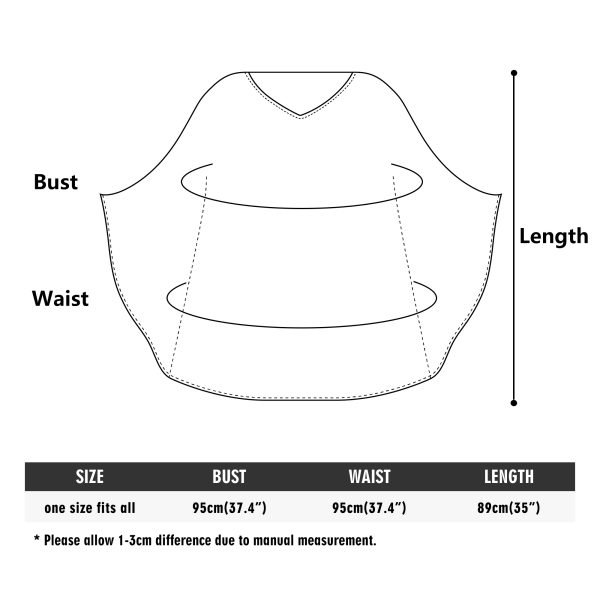 Women's Boho Chic V Neck Batwing Sleeve Loose Dress