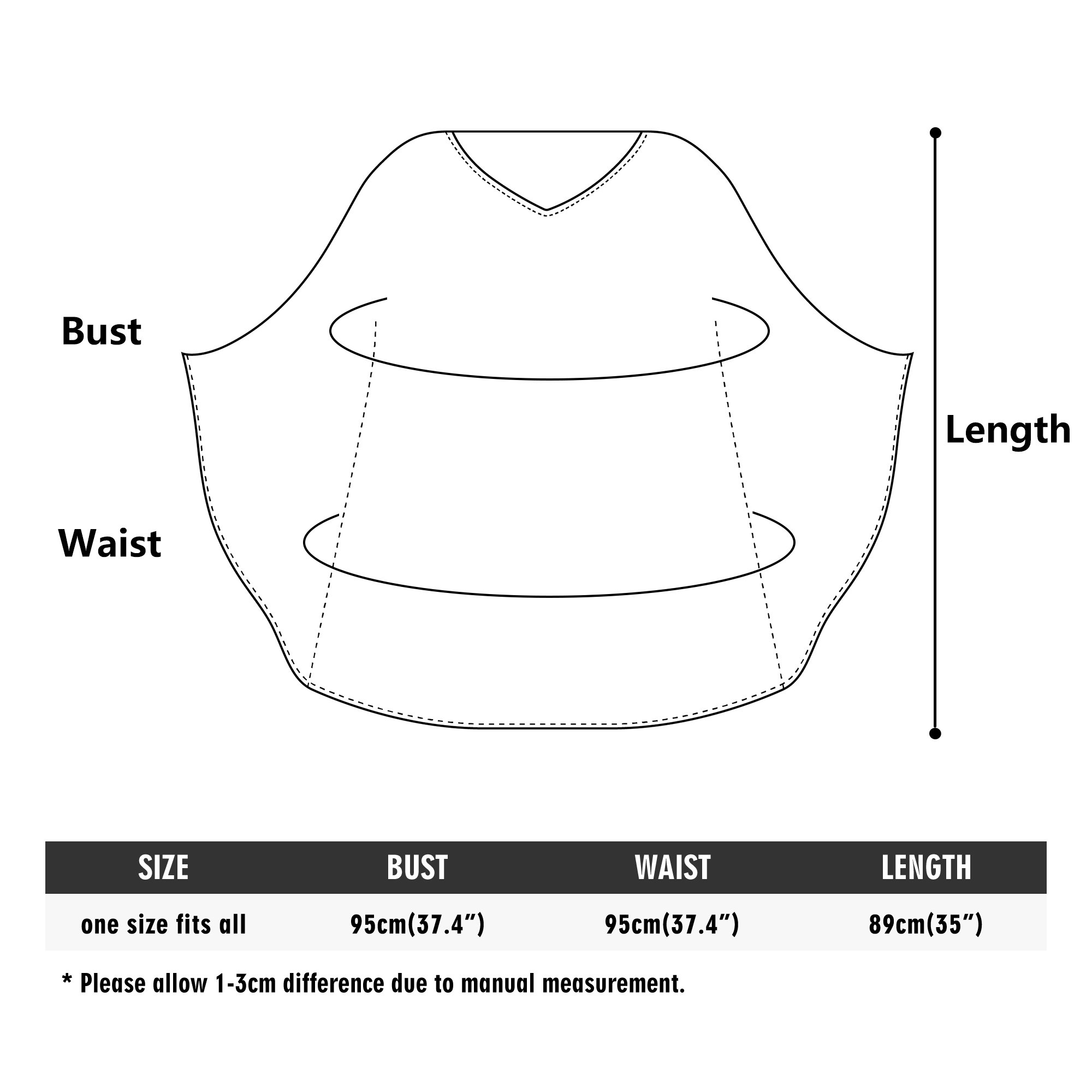 Women's Boho Chic V Neck Batwing Sleeve Loose Dress
