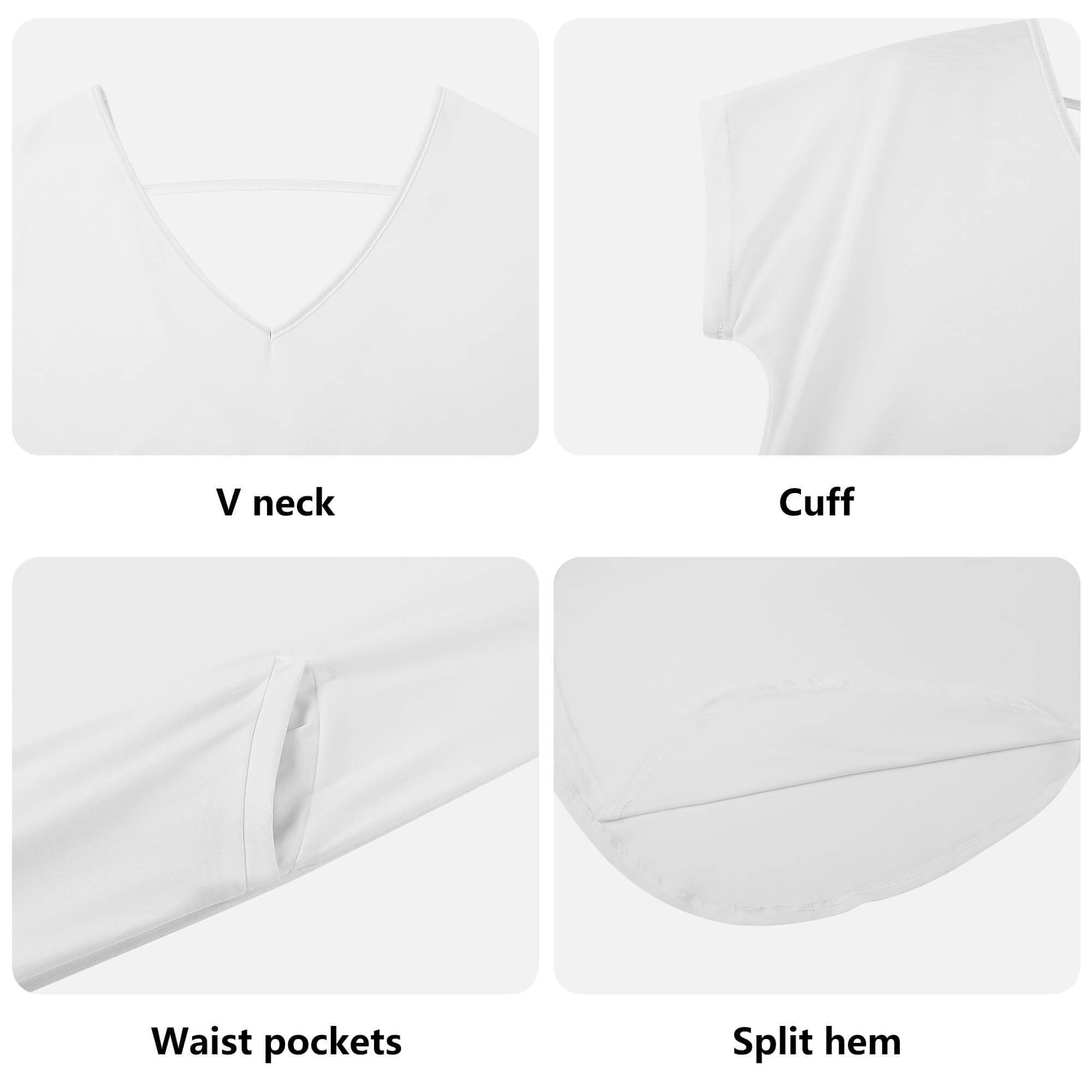 Women's Boho Chic Short Sleeve Draped Maxi Dress