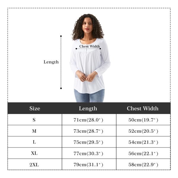 Boho Chic Women's Babydoll Neck Casual Top