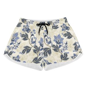 Short Floral Azul