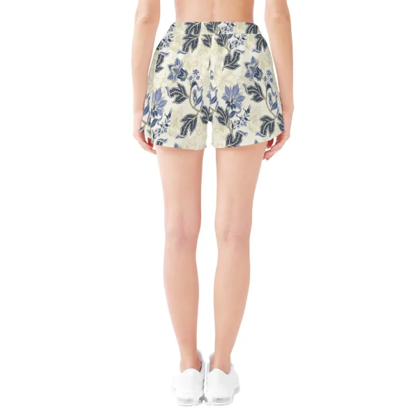 Short Floral Azul