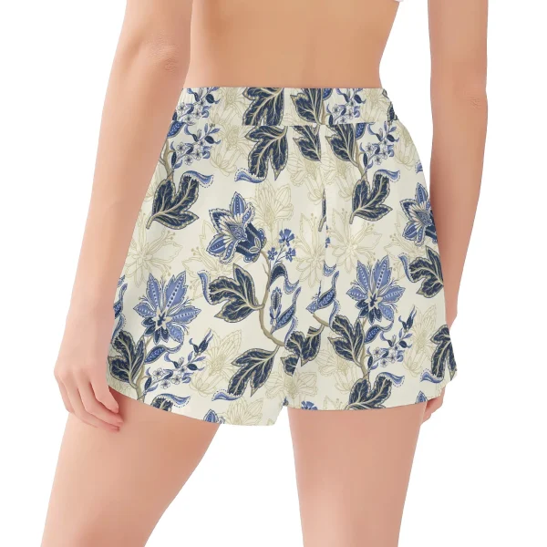 Short Floral Azul