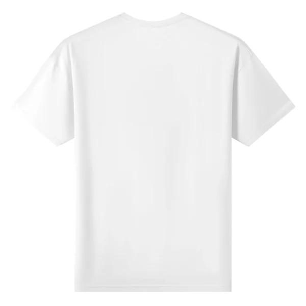 Camiseta blanca con estampado frontal de oso pixelado con corona y lema 'NO MORE RULES', en marco rosa y detalles de pinceladas.
