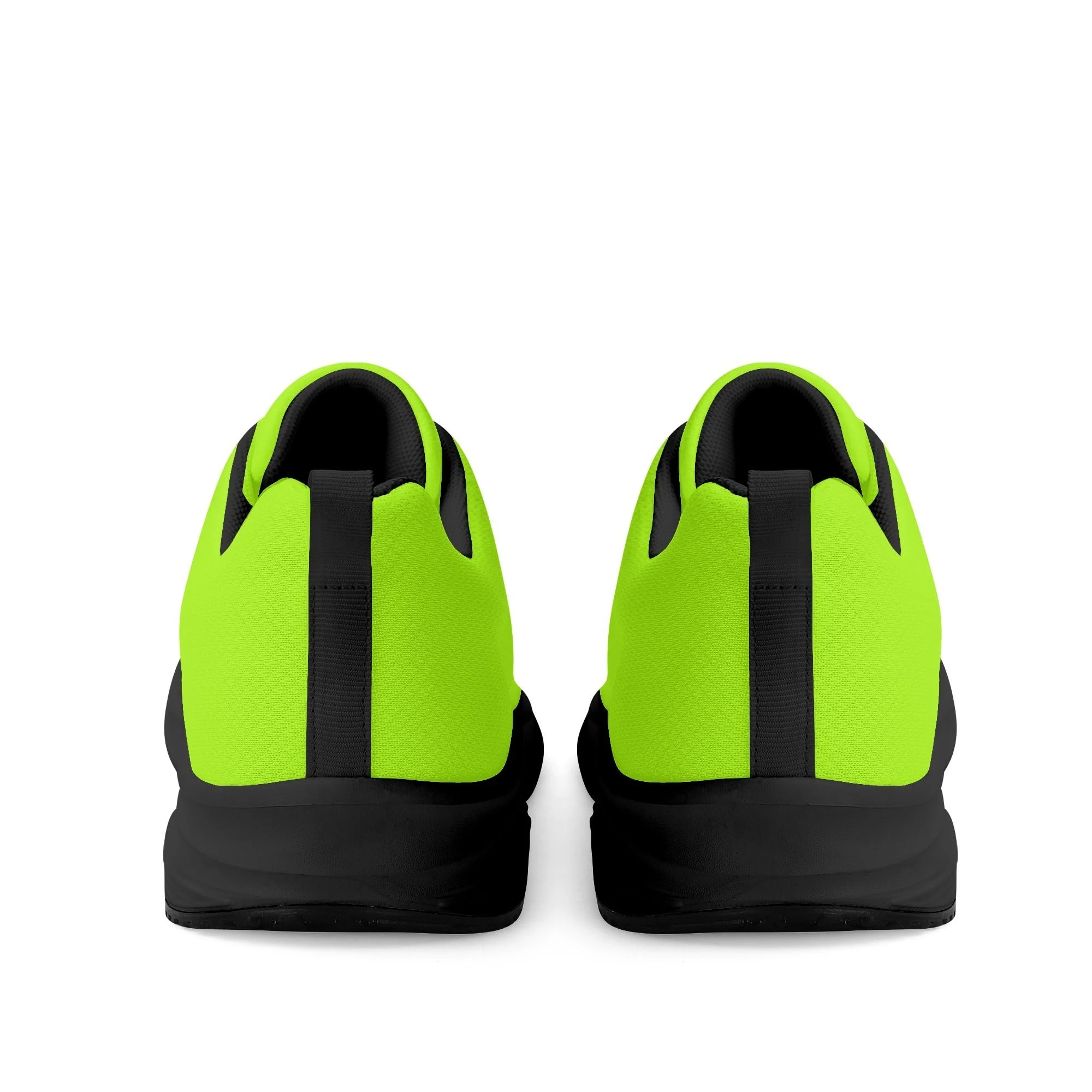 Zapatillas deportivas neón con suela EVA antideslizante, ideales para correr y caminar.