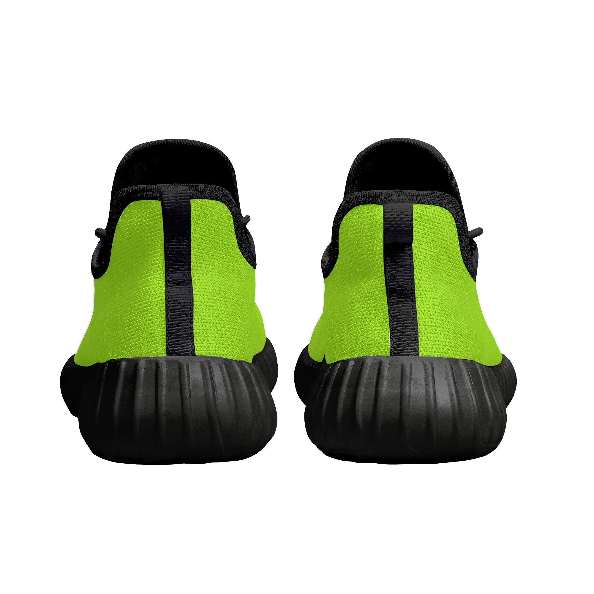 Zapatillas Verde Impacto, con un diseño en verde neón vibrante, suela ultraligera MD y malla transpirable para un ajuste cómodo y versátil.