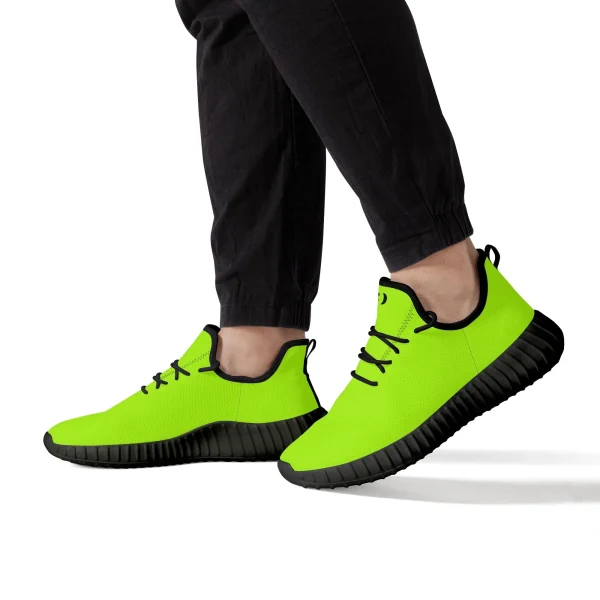 Zapatillas Verde Impacto, con un diseño en verde neón vibrante, suela ultraligera MD y malla transpirable para un ajuste cómodo y versátil.
