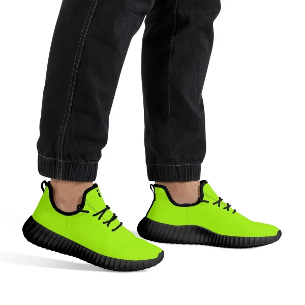 Zapatillas Verde Impacto, con un diseño en verde neón vibrante, suela ultraligera MD y malla transpirable para un ajuste cómodo y versátil.