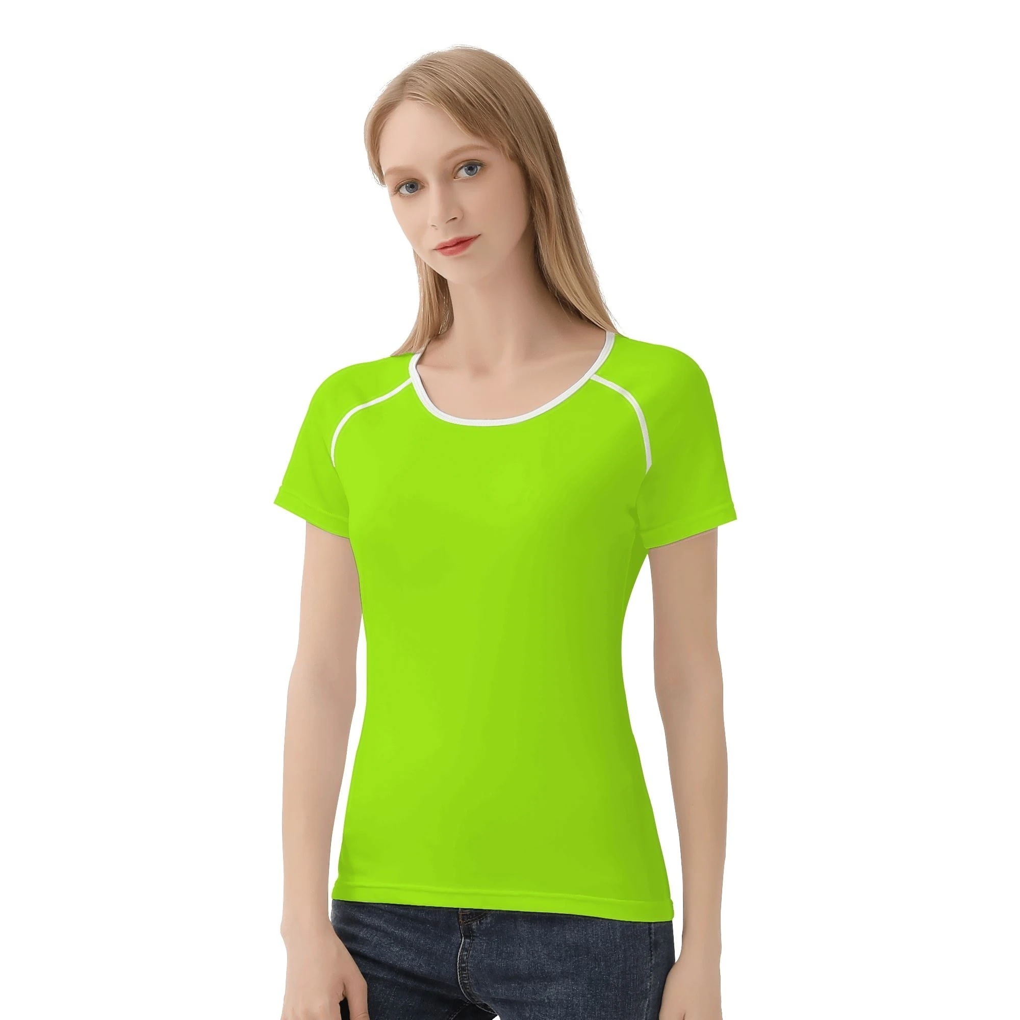Camiseta Neon Energy en vibrante verde neón, ideal para looks urbanos y modernos.