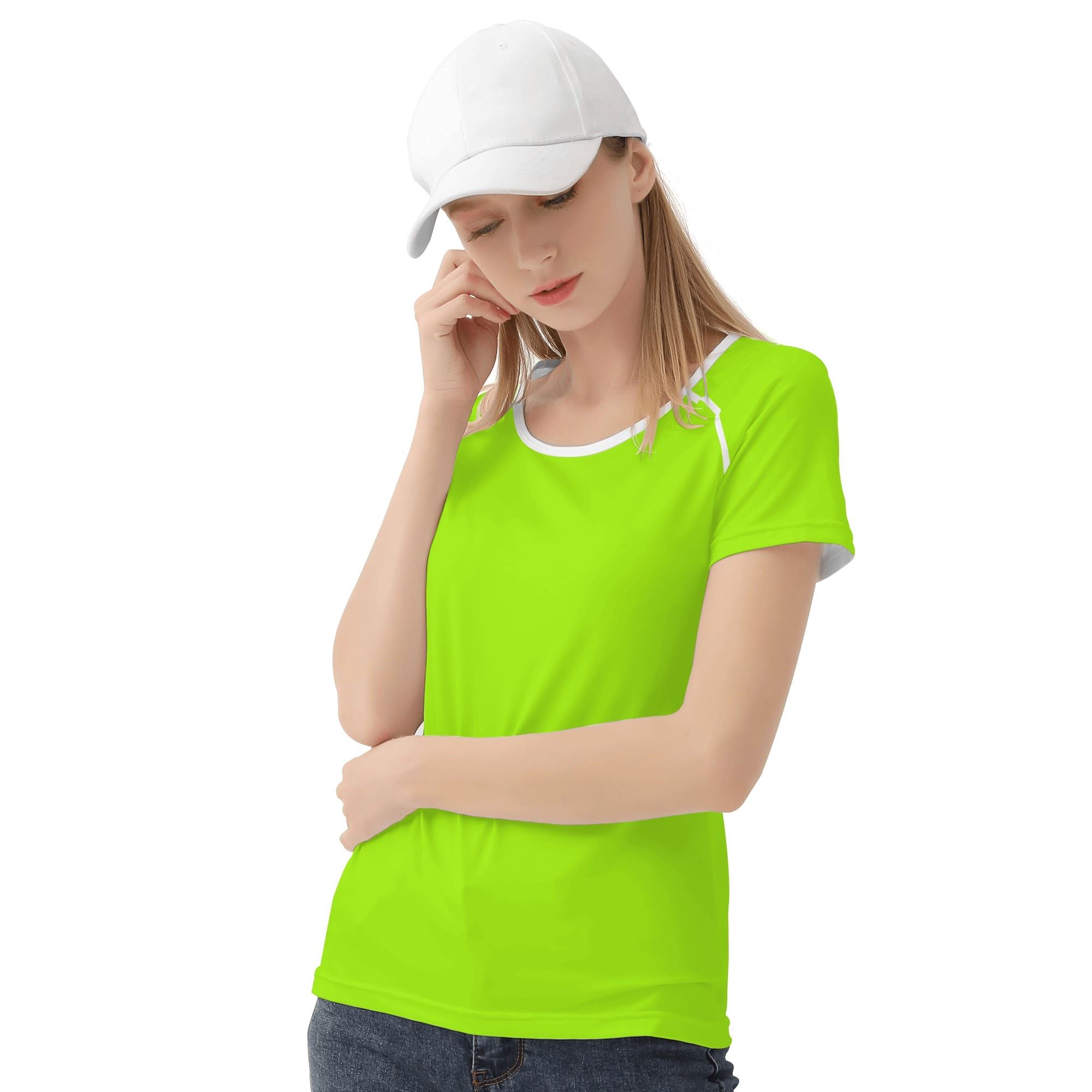 Camiseta Neon Energy en vibrante verde neón, ideal para looks urbanos y modernos.