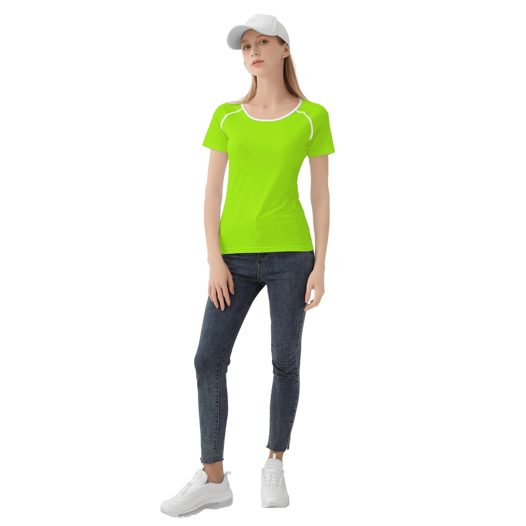 Camiseta Neon Energy en vibrante verde neón, ideal para looks urbanos y modernos.