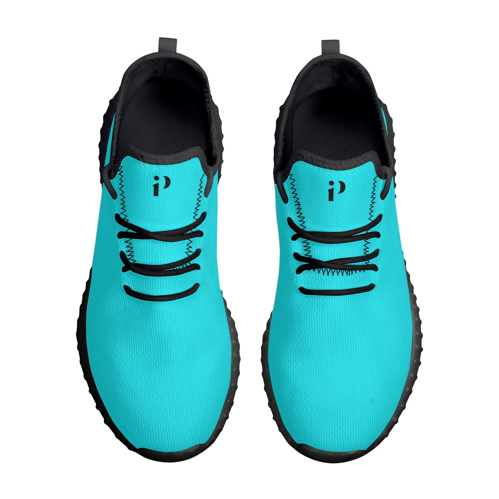 Zapatillas iP Turquesa - Sneakers transpirables de malla en color azul turquesa con suela MD y plantilla EVA.