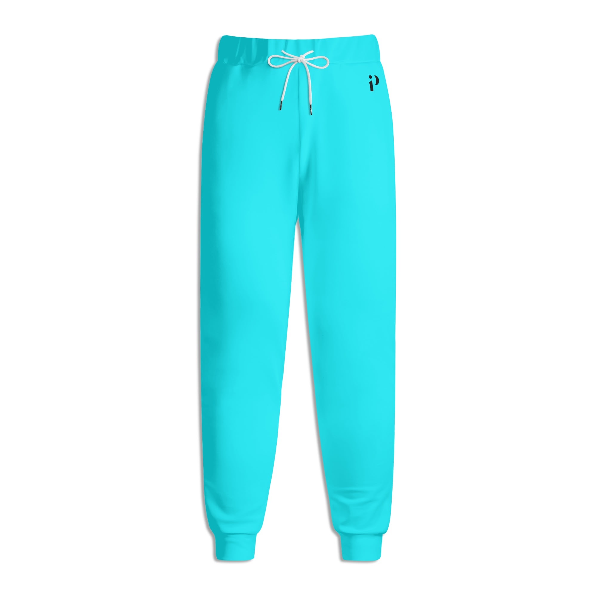 Pantalón Deportivo Turquesa - Joggers unisex en azul turquesa vibrante con ajuste elástico y cordón ajustable. Ideal para un look moderno y cómodo.