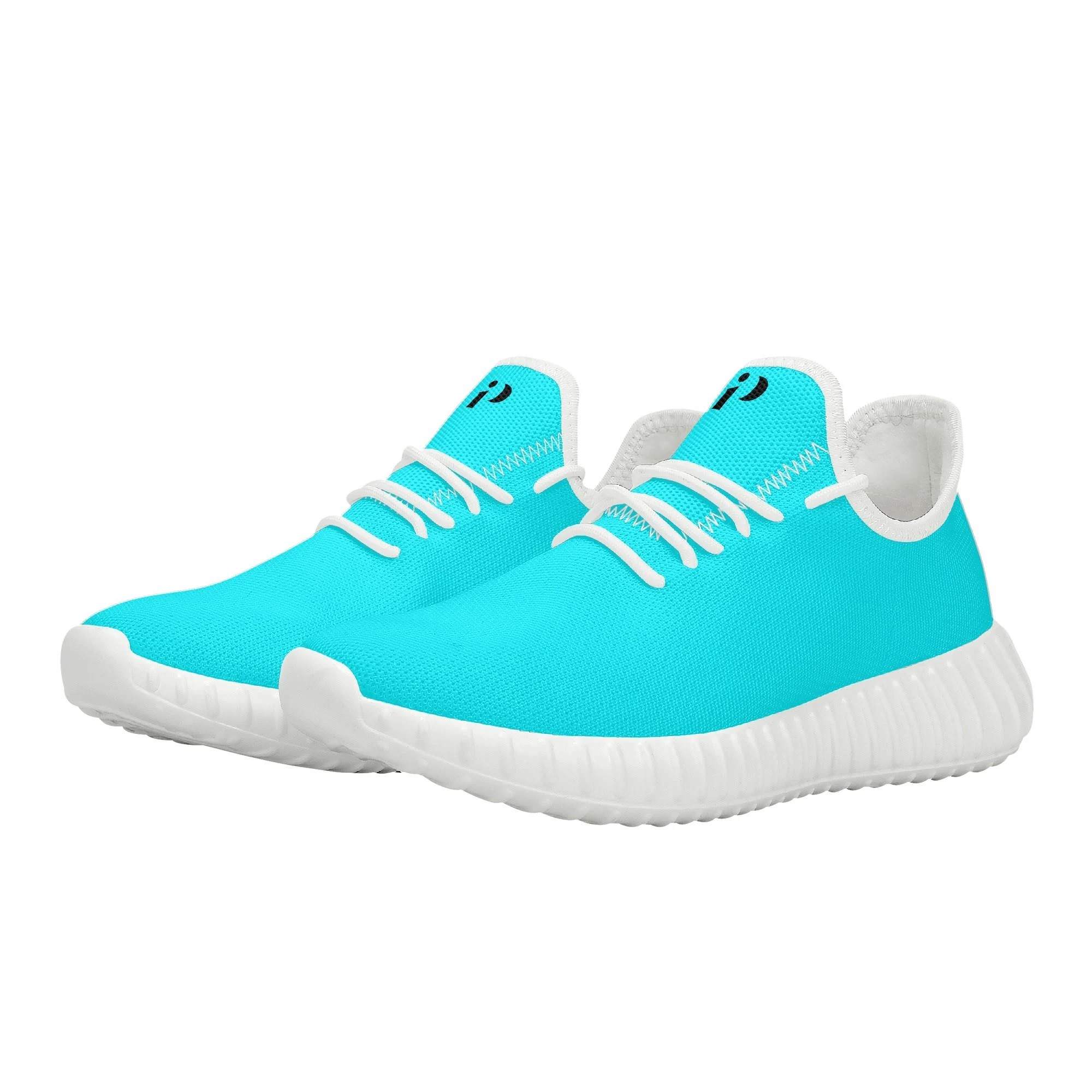 Zapatillas iP Turquesa - Sneakers transpirables de malla en color azul turquesa con suela MD y plantilla EVA.