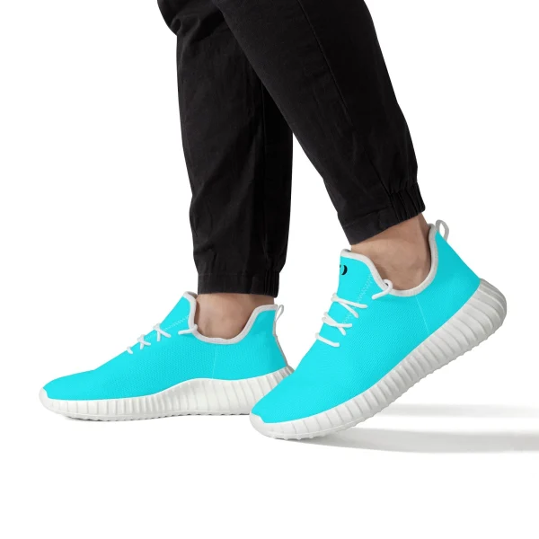 Zapatillas iP Turquesa - Sneakers transpirables de malla en color azul turquesa con suela MD y plantilla EVA.