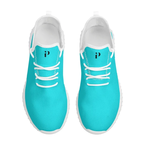 Zapatillas iP Turquesa - Sneakers transpirables de malla en color azul turquesa con suela MD y plantilla EVA.