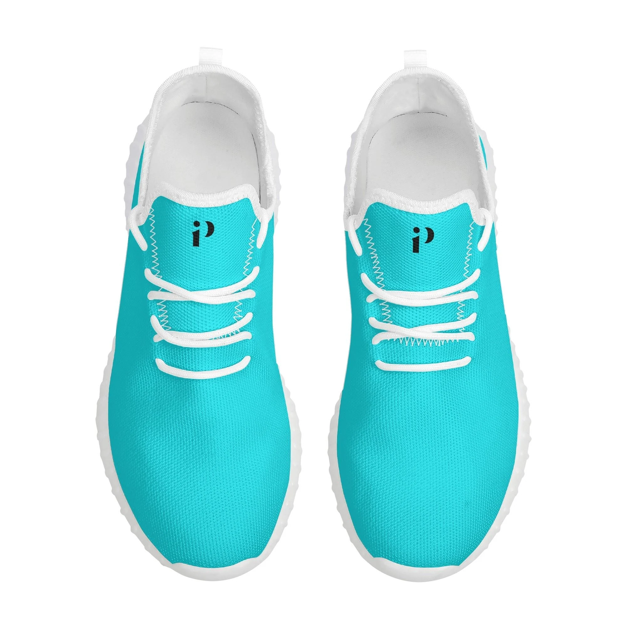 Zapatillas iP Turquesa - Sneakers transpirables de malla en color azul turquesa con suela MD y plantilla EVA.
