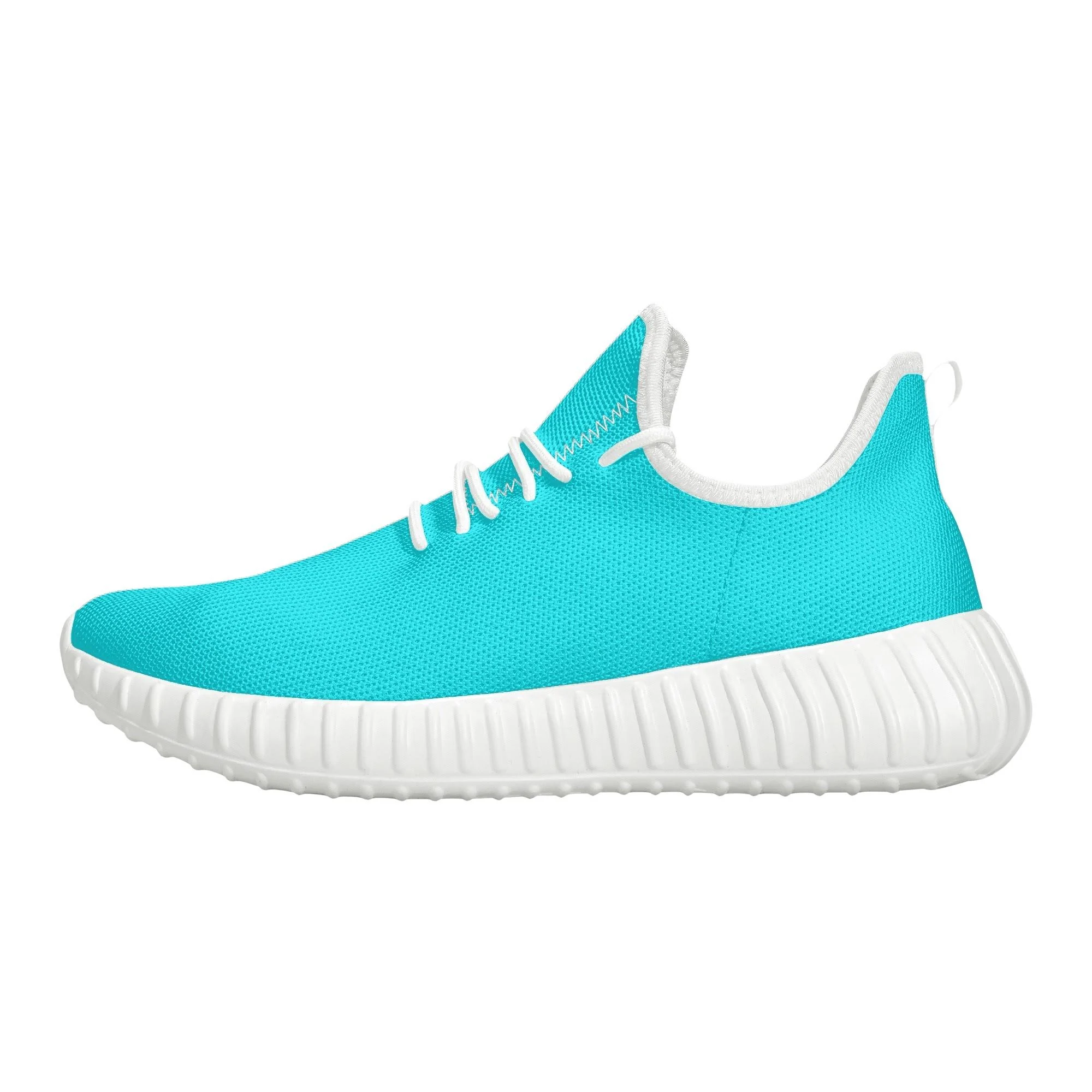 Zapatillas iP Turquesa - Sneakers transpirables de malla en color azul turquesa con suela MD y plantilla EVA.