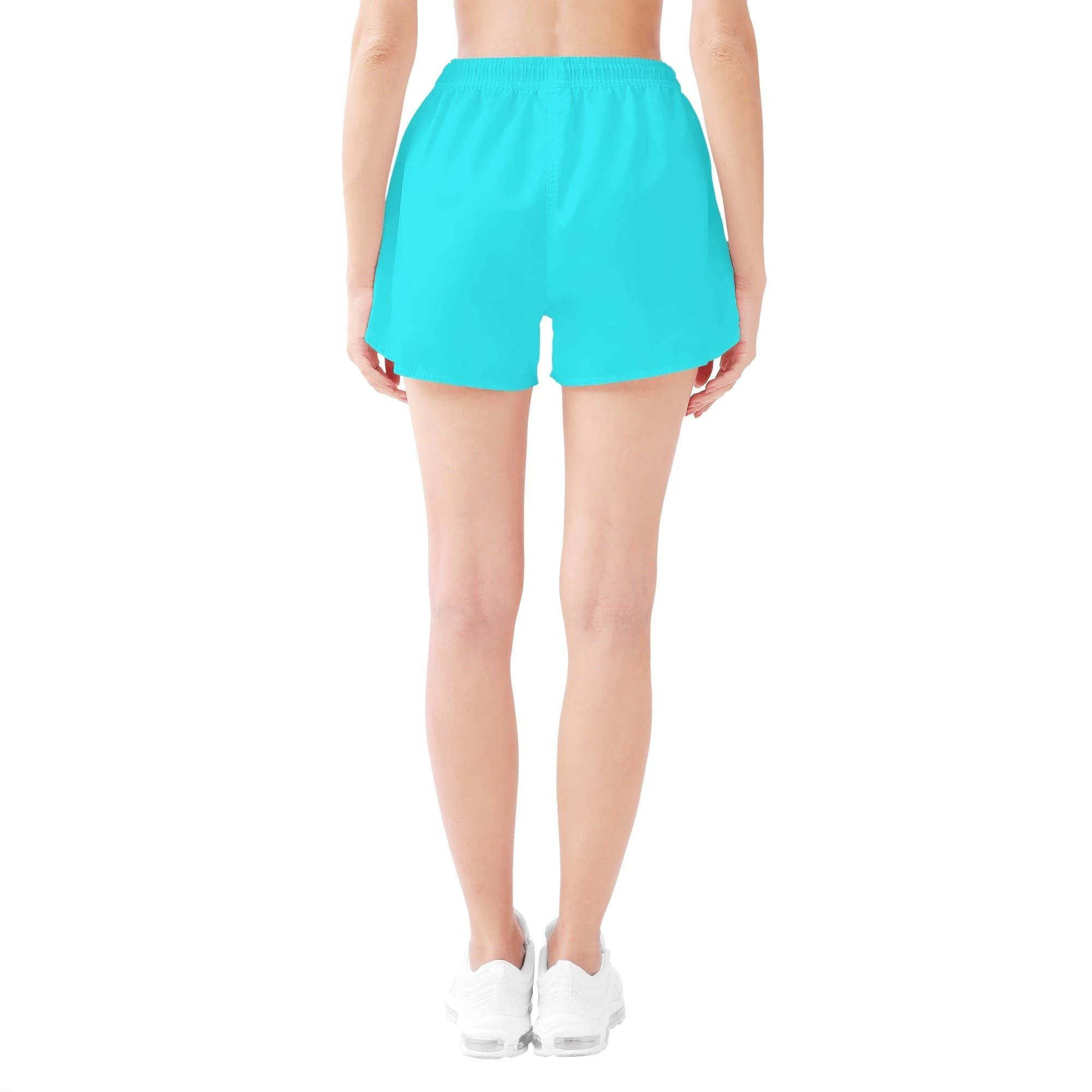 Shorts Turquesa Sport para mujer, ligeros y transpirables, ideales para verano y entrenamiento.