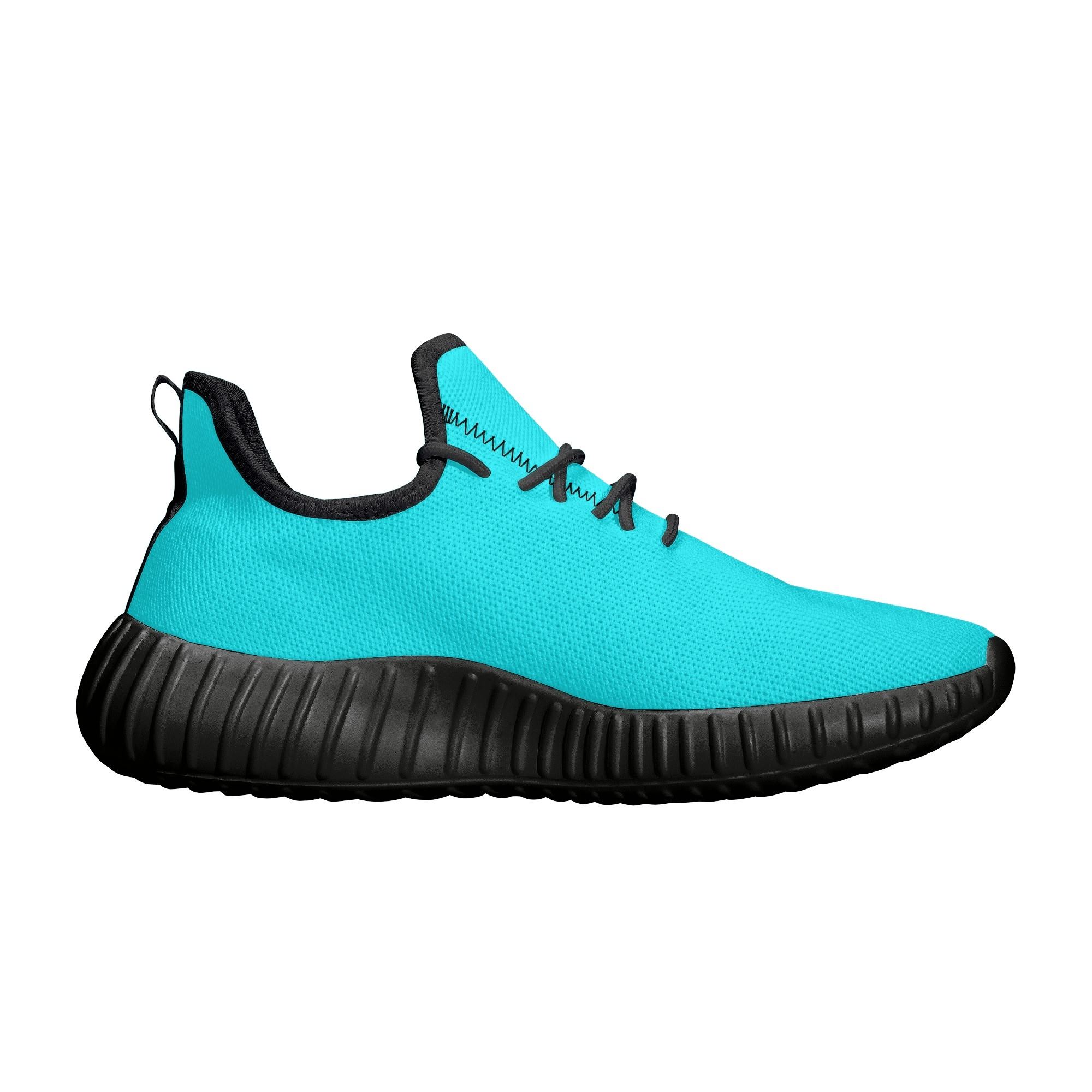 Zapatillas iP Turquesa - Sneakers transpirables de malla en color azul turquesa con suela MD y plantilla EVA.