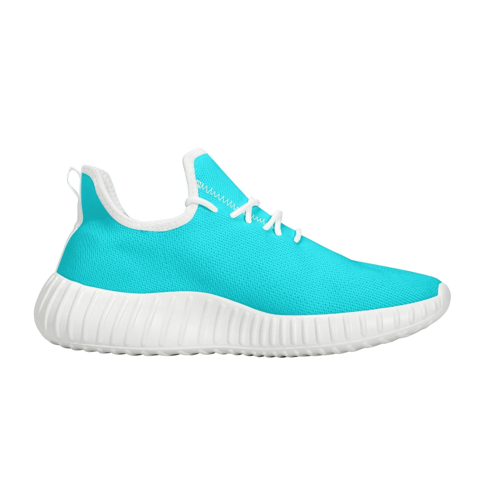 Zapatillas iP Turquesa - Sneakers transpirables de malla en color azul turquesa con suela MD y plantilla EVA.