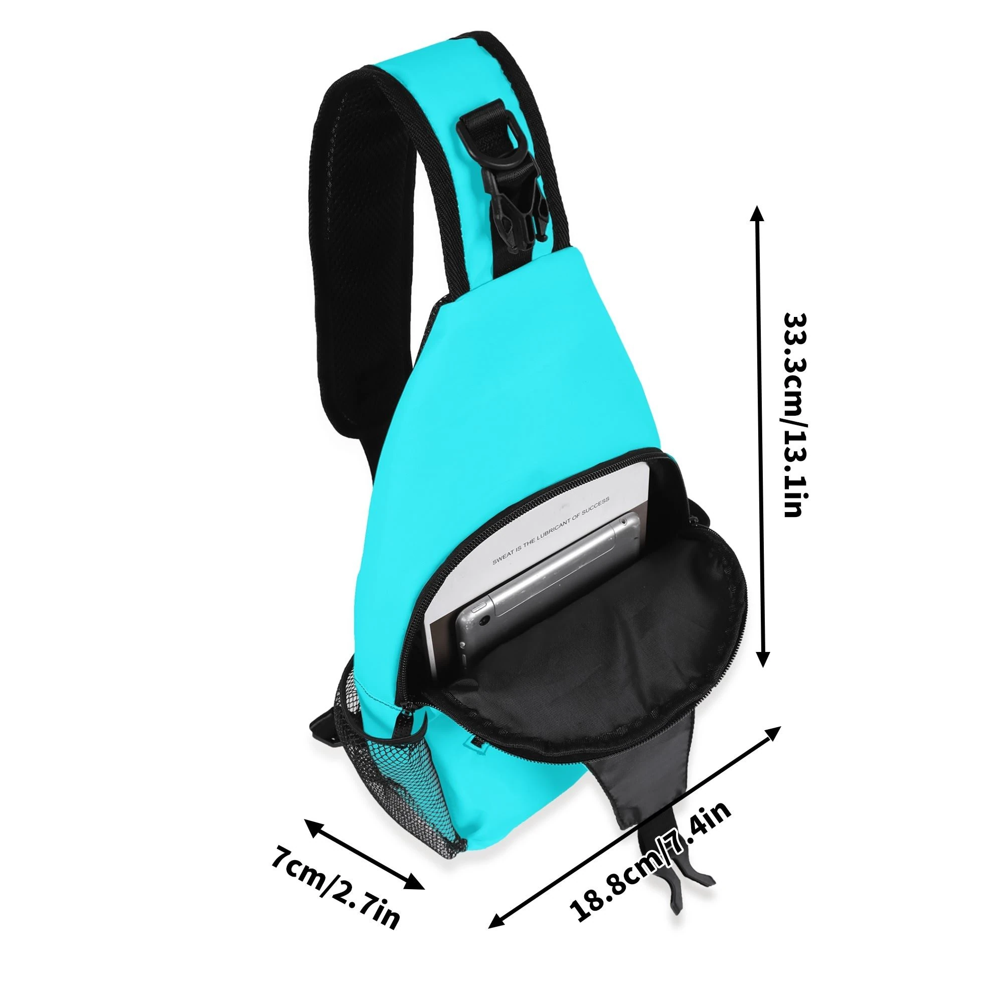 La Mochila Turquesa Compacta es la elección ideal para quienes buscan un diseño único con la practicidad necesaria para el día a día.