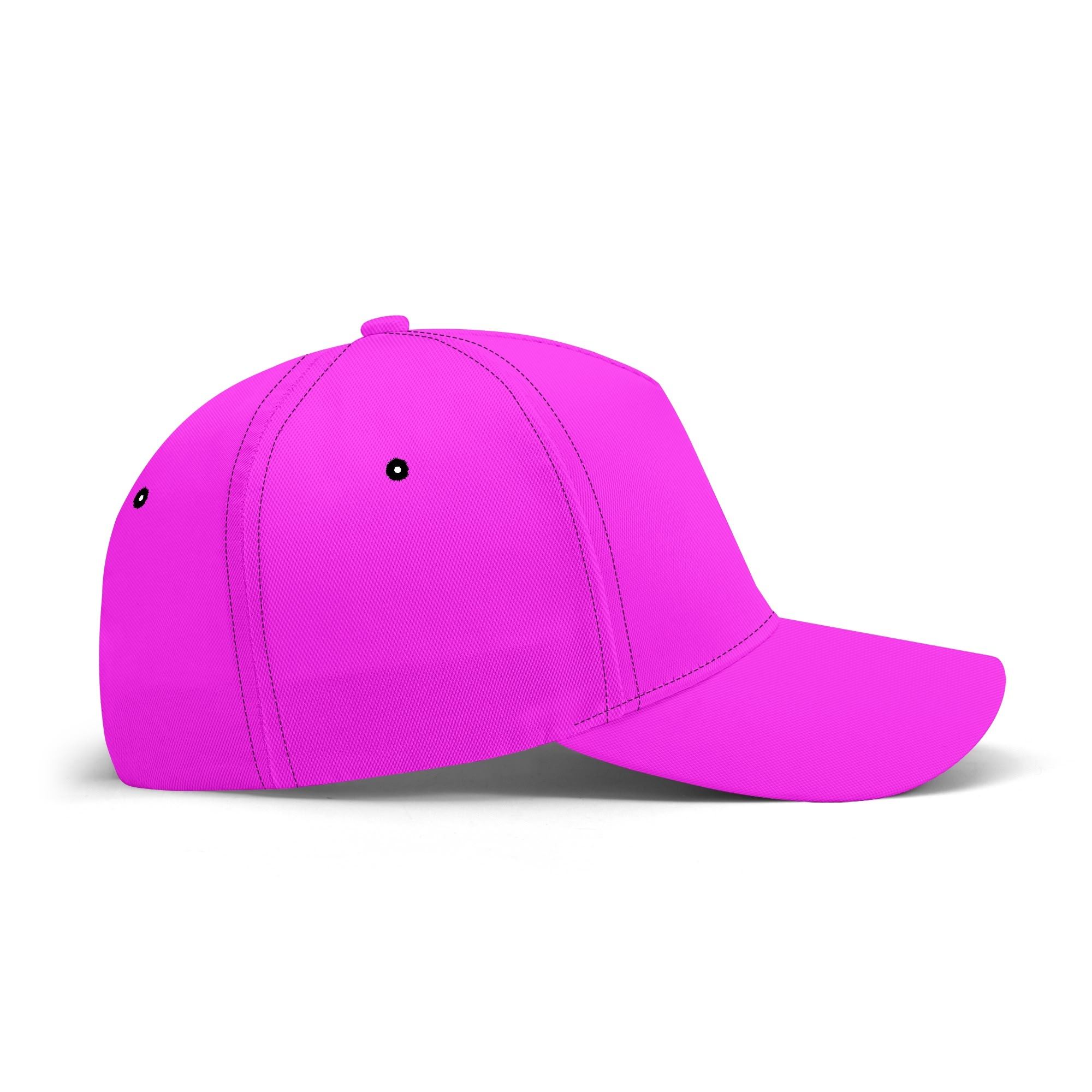 Gorra deportiva magenta brillante, ideal para actividades al aire libre.