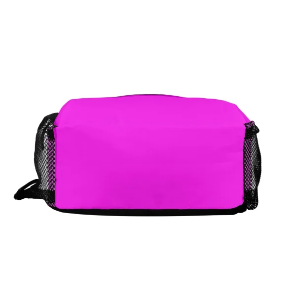 Mochila unisex en color magenta brillante, perfecta para uso diario.