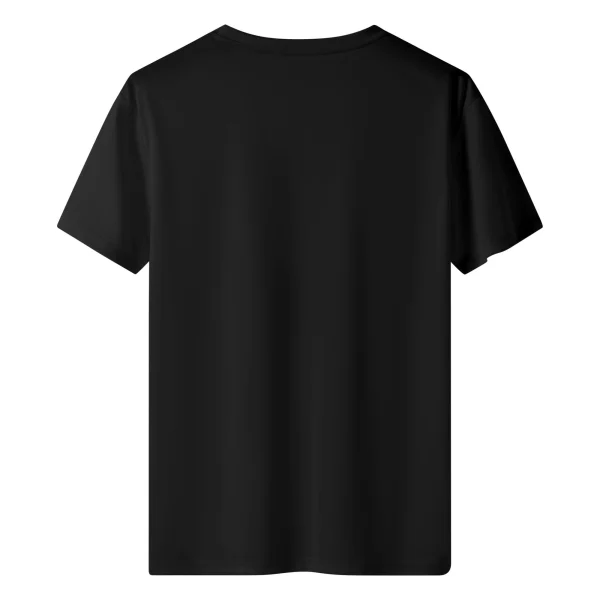 Camiseta negra para hombre con estampado de mando de videojuegos en blanco y verde neón, y texto "GAME OVER" con efecto de goteo.