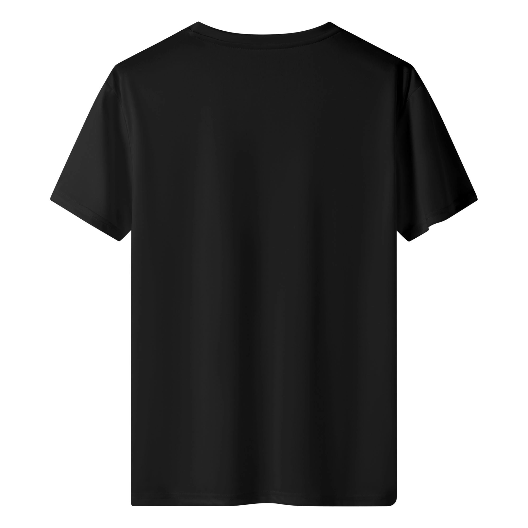 Camiseta negra para hombre con estampado de mando de videojuegos en blanco y verde neón, y texto "GAME OVER" con efecto de goteo.