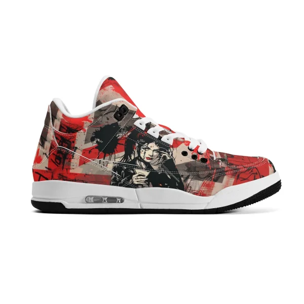 Zapatillas retro de mujer estilo high top con diseño urbano y cámara de aire